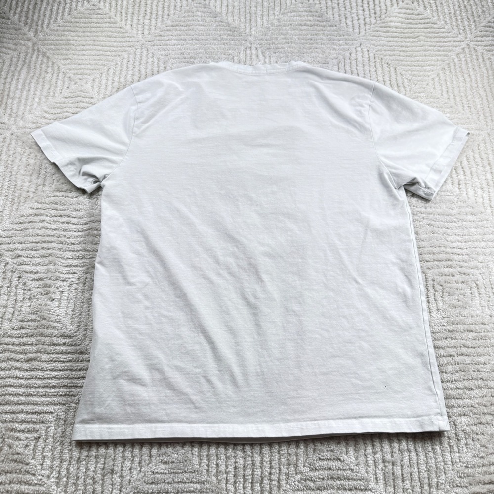 Lucky Charm T Shirt Men L White Skull Bunny Punk Goth Edgy Emo Street BKYS Y2K - Picture 15 of 15